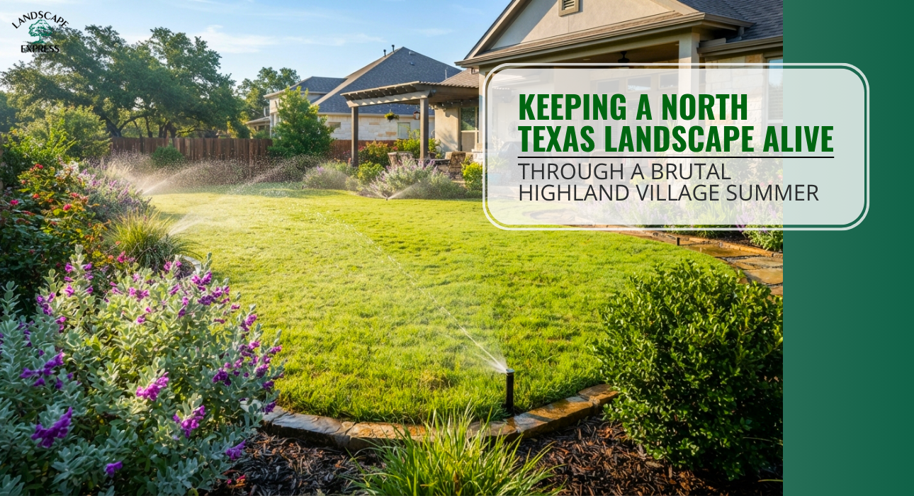 Keeping a North Texas Landscape Alive Through a Brutal Highland Village Summer
