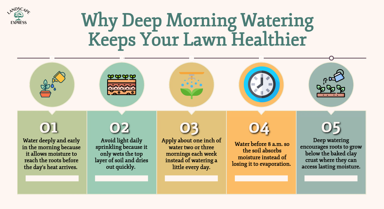 Why Deep Morning Watering Keeps Your Lawn Healthier